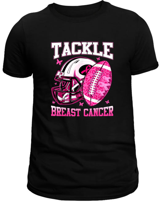 Tackle breast cancer shirt; support cancer Awareness shirt ; Breast Cancer Survivor; Fight for Breast Cancer shirt; hope breast cancer shirt