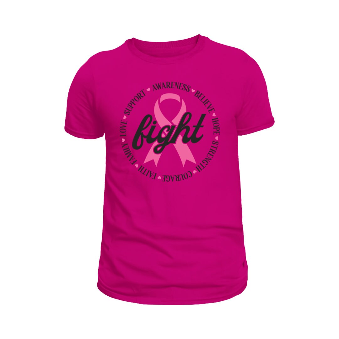 FIGHT breast cancer shirt; support cancer Awareness shirt ; Fight for Breast Cancer shirt; hope breast cancer shirt